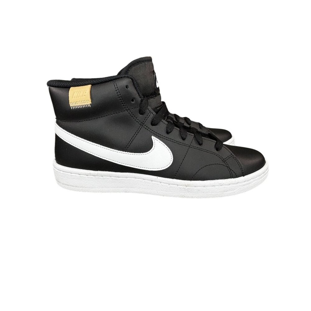 Nike Court Royale 2 Mid Sneakers Size 8 Black/White Onyx - Picture 5 of 13